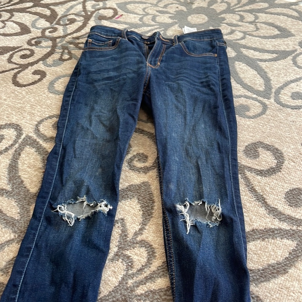high rise super skinny jeans